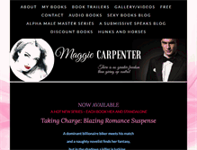 Tablet Screenshot of maggiecarpenter.com